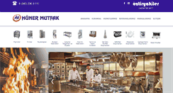Desktop Screenshot of hunermutfak.com